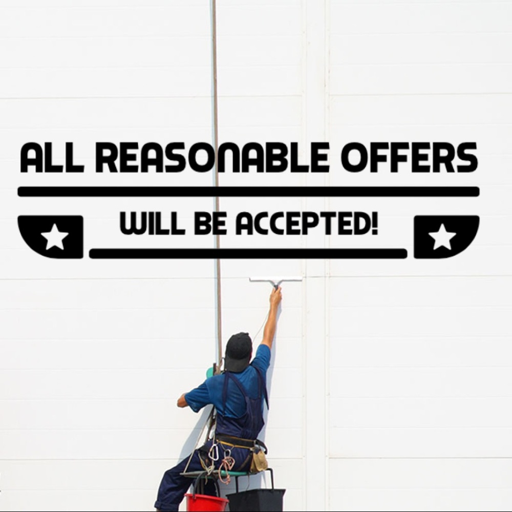 All reasonable offers will be accepted